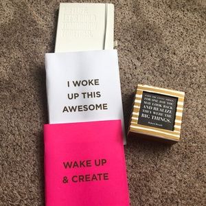 Pads and quote box